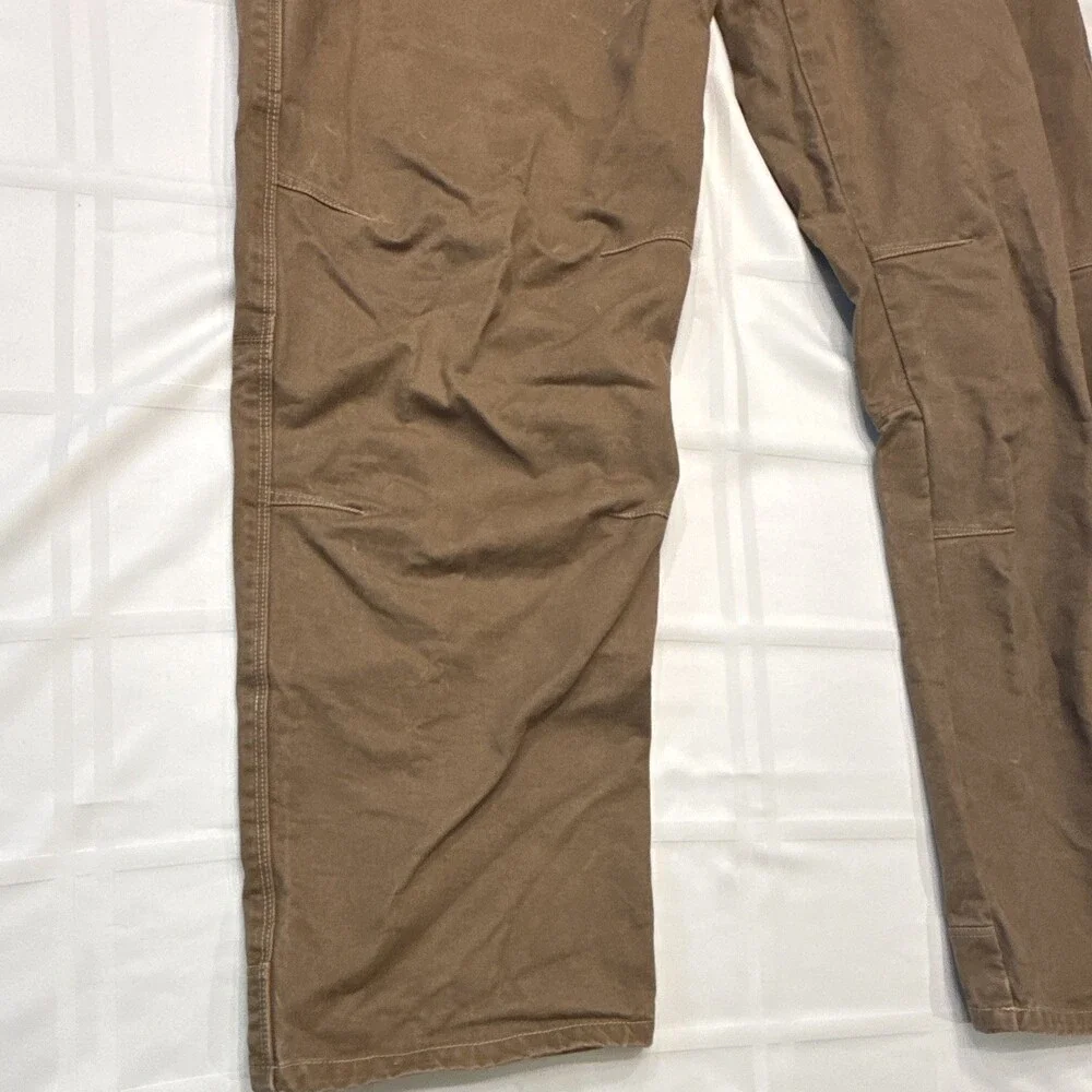 Kuhl Rydr Pants Mens 40x30 Brown Canvas Hiking Workwear Vintage Patina Dye